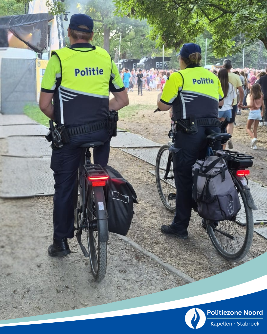 Wijkpolitie bij de start van het schooljaar