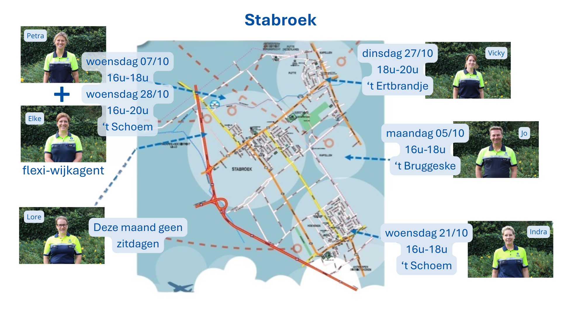 Zitdagen wijkagenten Stabroek